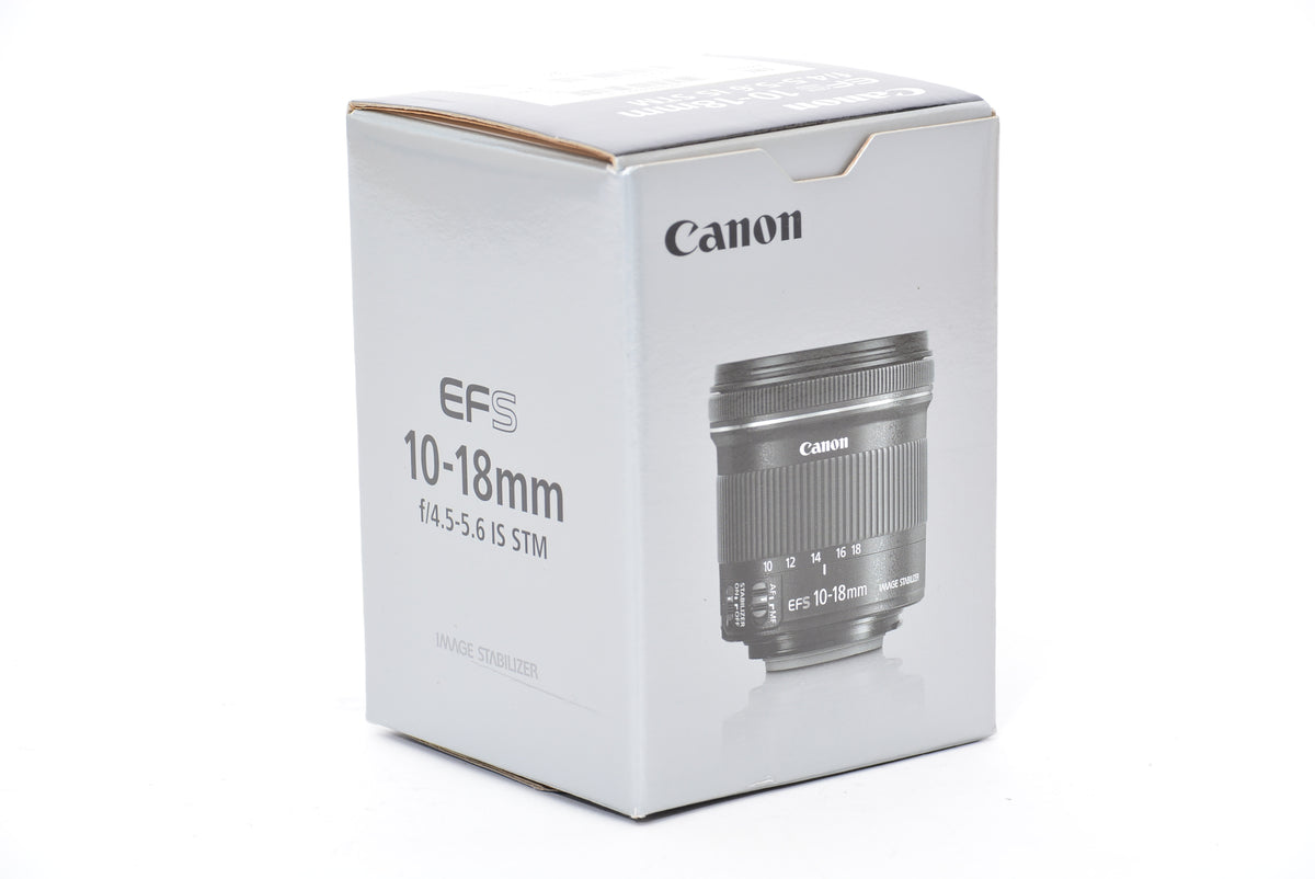 Used Canon EFS 10-18mm f/4.5-5.6 IS STM Lens