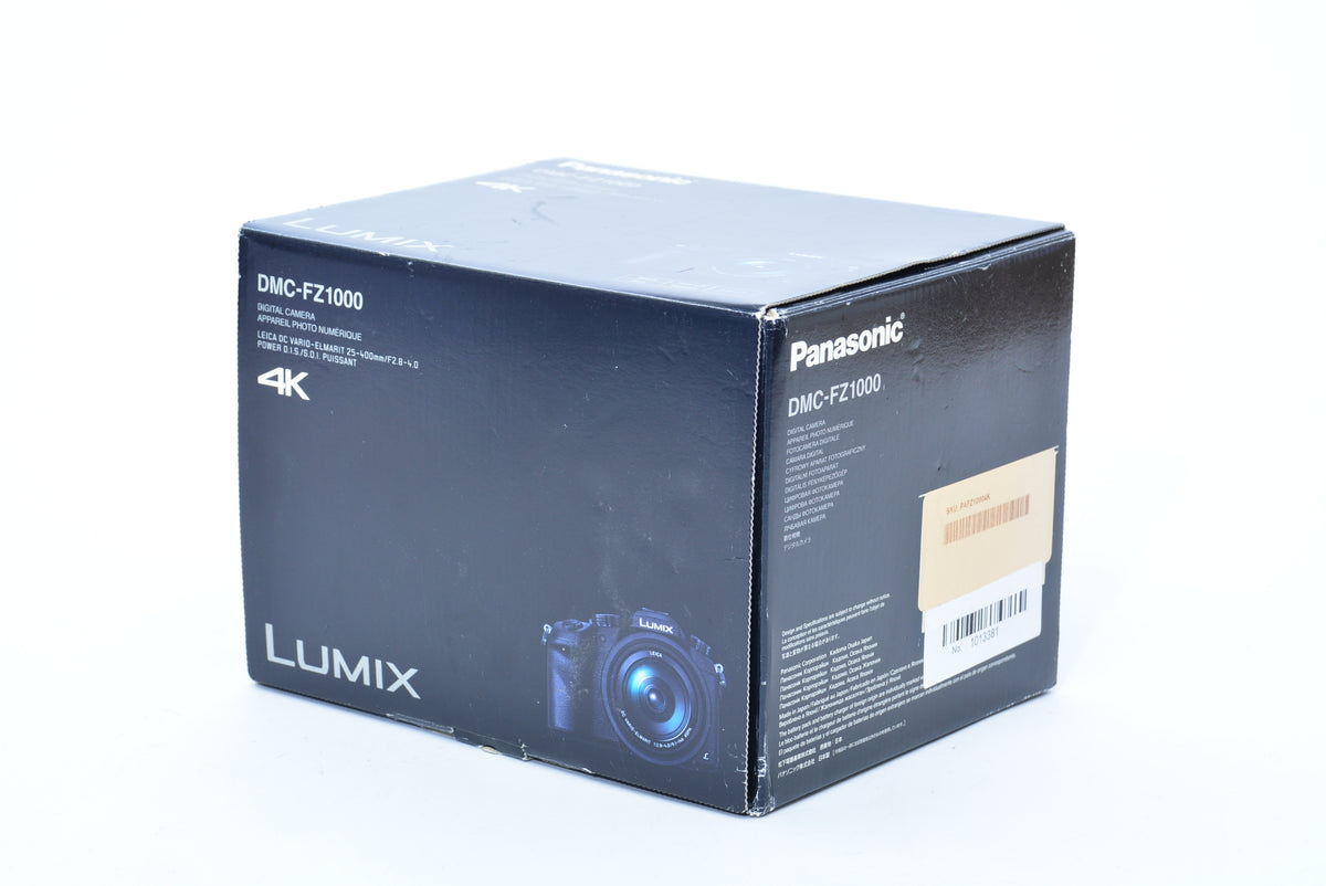 Used Panasonic DMC-FZ1000 Bridge Camera - Black