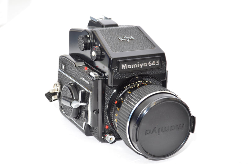 Used Mamiya 645 1000S Vintage Camera + 80mm Lens + Accessories