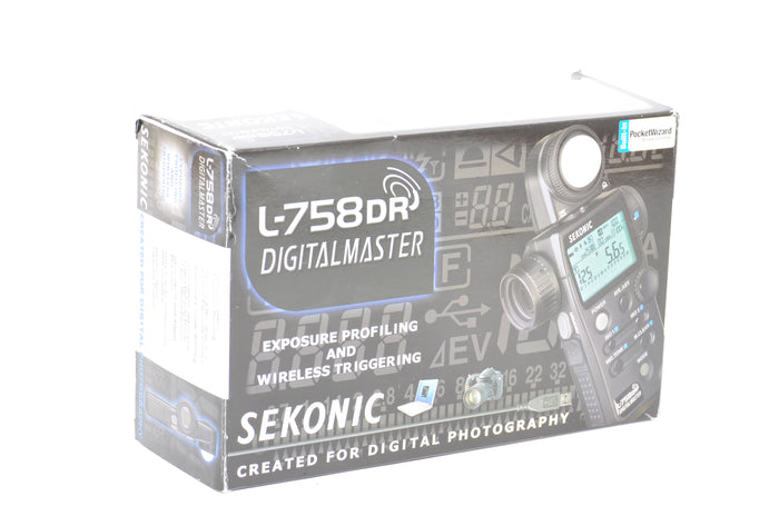 Used Sekonic L-758 DR Digital Master Light Meter