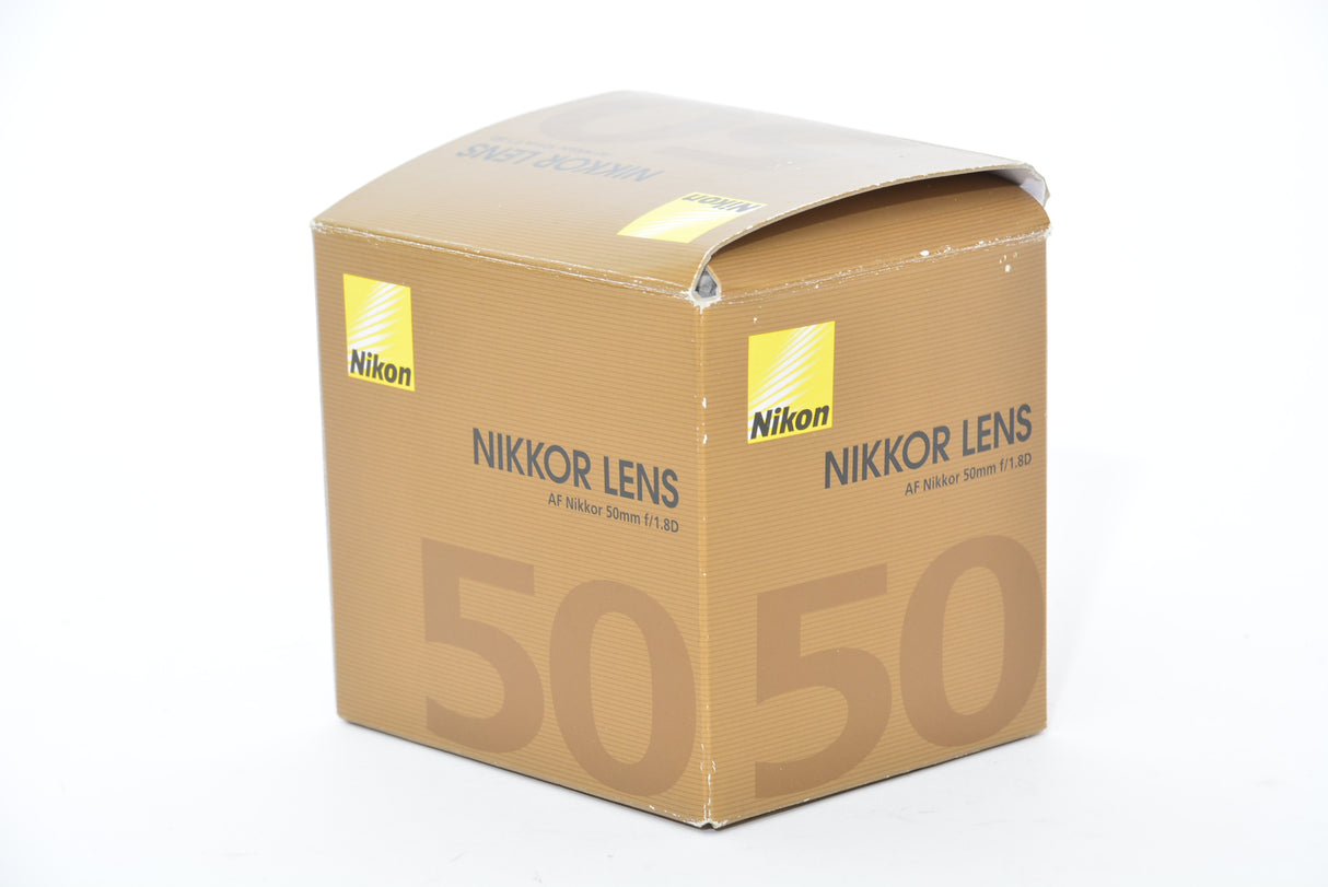 Used Nikon Nikkor AF 50mm f/1.8 D Lens