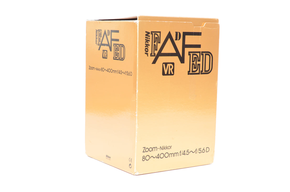 Used Nikkor 80-400mm f/4.5-5.6 D ED VR Lens