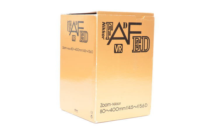 Used Nikkor 80-400mm f/4.5-5.6 D ED VR Lens