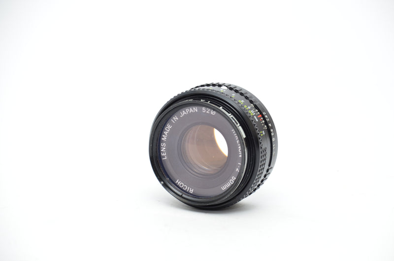 Used Ricoh Rikenon 50mm f/2 Pentax K Lens