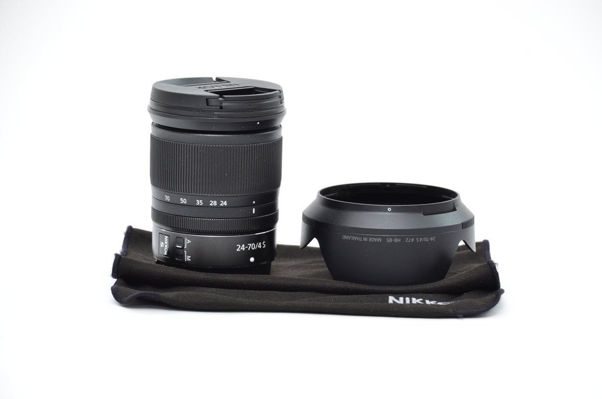 Used Nikon NIKKOR Z 24-70MM f/4 S Lens + 12 Month Warranty