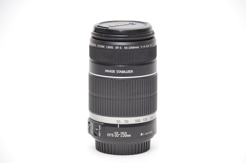 Used Canon EFS 55-250mm f/4-5.6 IS Zoom Lens