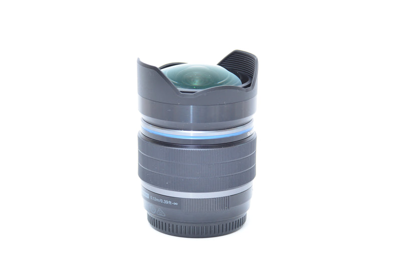 Used Olympus M.Zuiko ED 8mm f/1.8 fisheye Pro lens