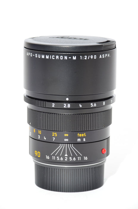 Used Leica 90mm F2 APO Summicron-M ASPH Lens