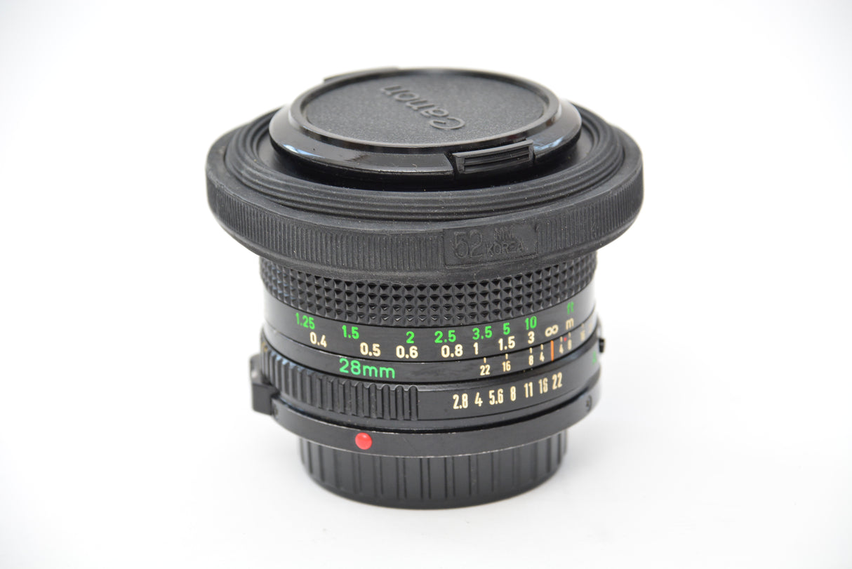 Used Canon 28mm f/2.8 FD Mount Lens