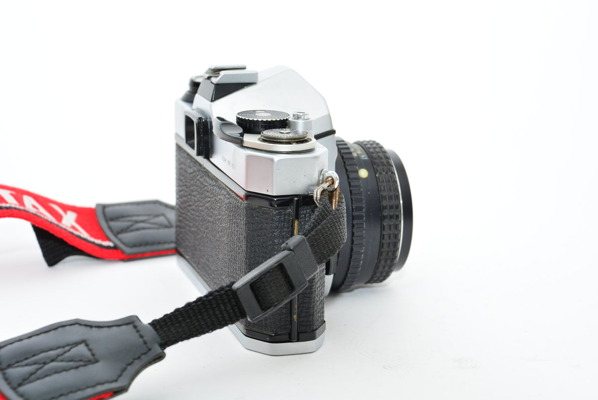 Used Pentax Asahi K1000 with 50mm f/1.7 Lens