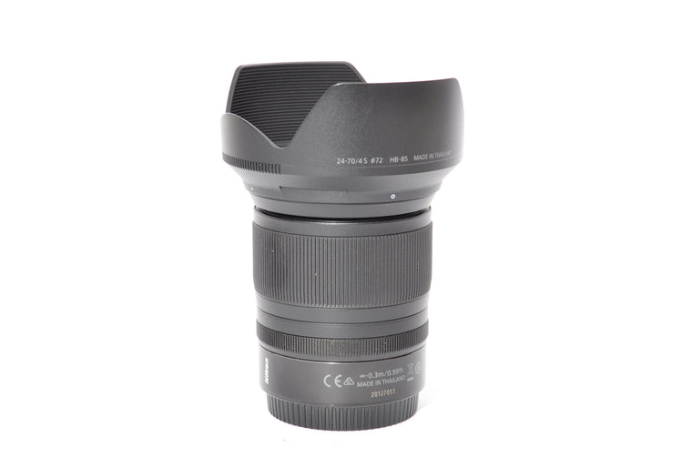 Used Nikon Z-mount 24-70 f/4 S