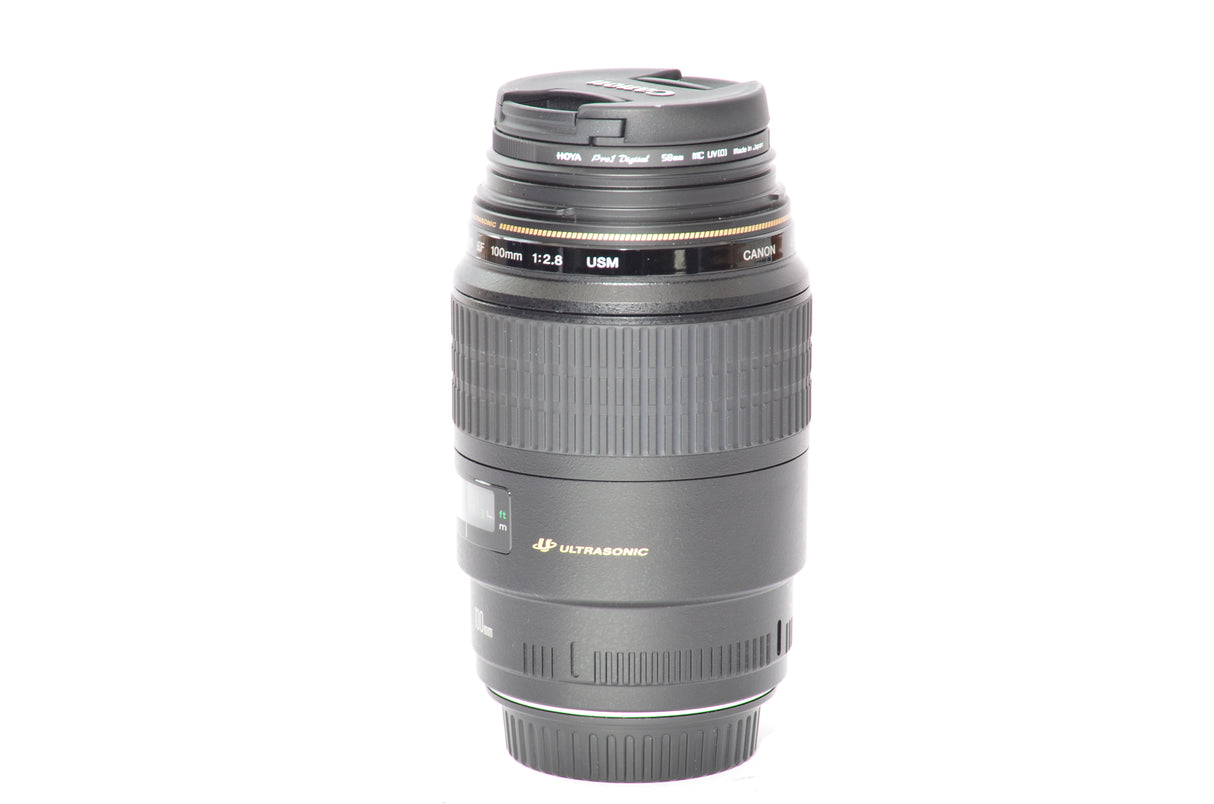Used Canon EF 100mm f/2.8 USM Macro Lens