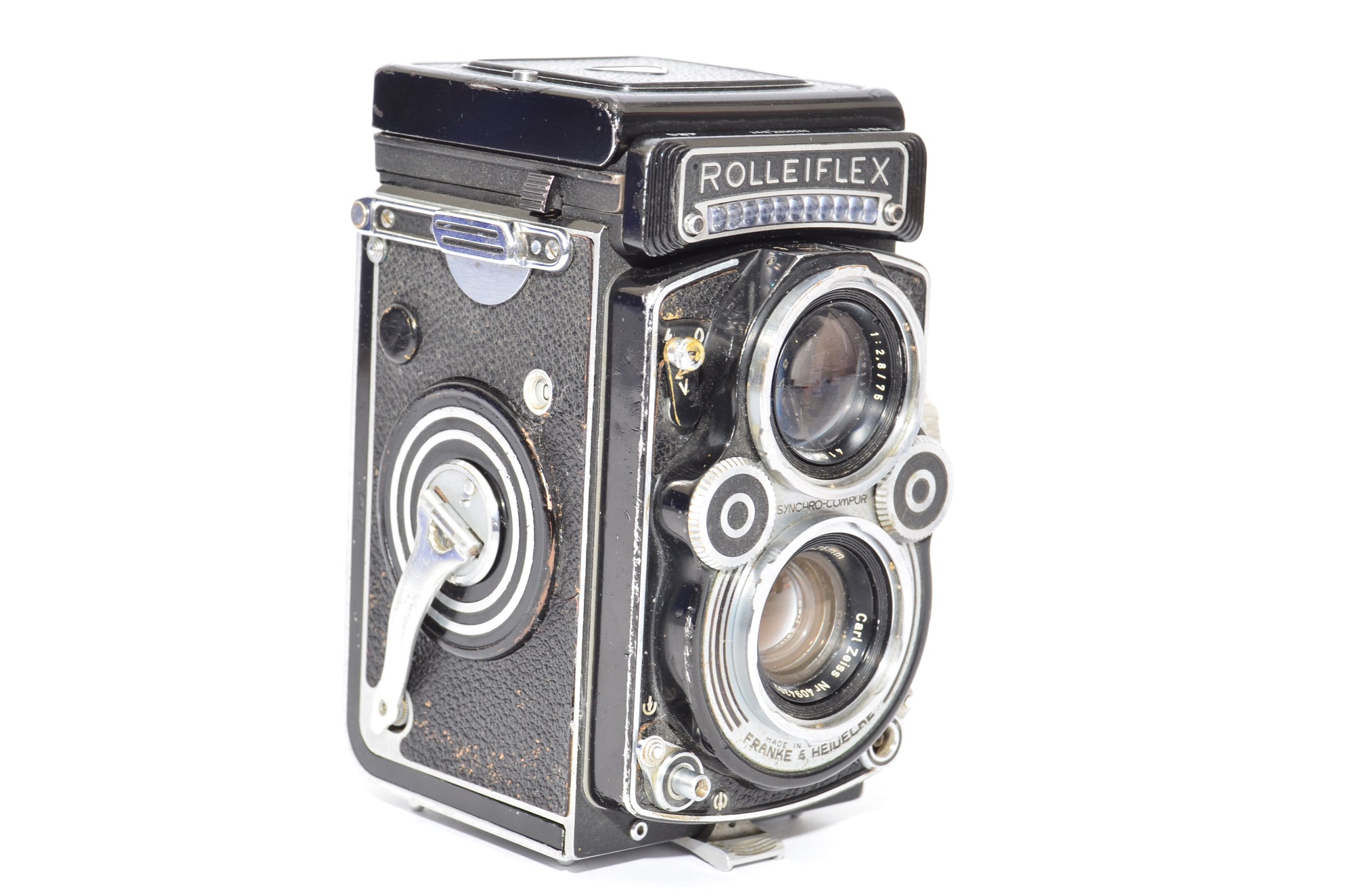 Lot - A Rolleiflex 3.5F Camera & Leather Case Lot - A Rolleiflex 3.5F Camera & Leather Case