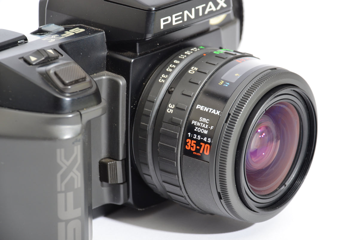 Used Pentax SFX Film Camera + Pentax 35-70mm f/3.5-4.5 Lens