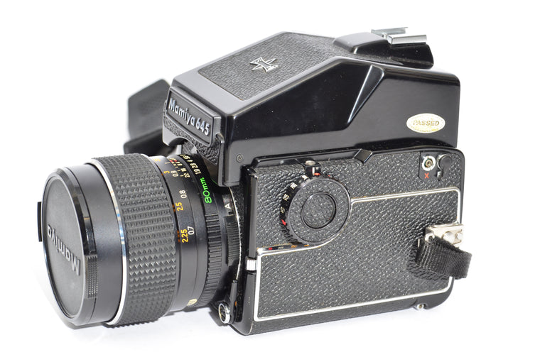 Used Mamiya 645 1000S Vintage Camera + 80mm Lens + Accessories