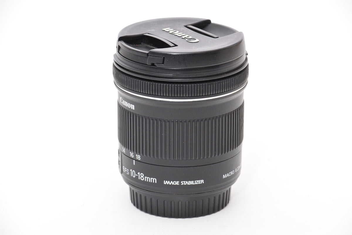 Used Canon EFS 10-18mm f/4.5-5.6 IS STM Lens