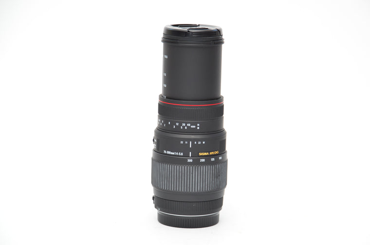 Used Sigma AP0 DG 70-300mm f/4-5.6 Lens For Canon