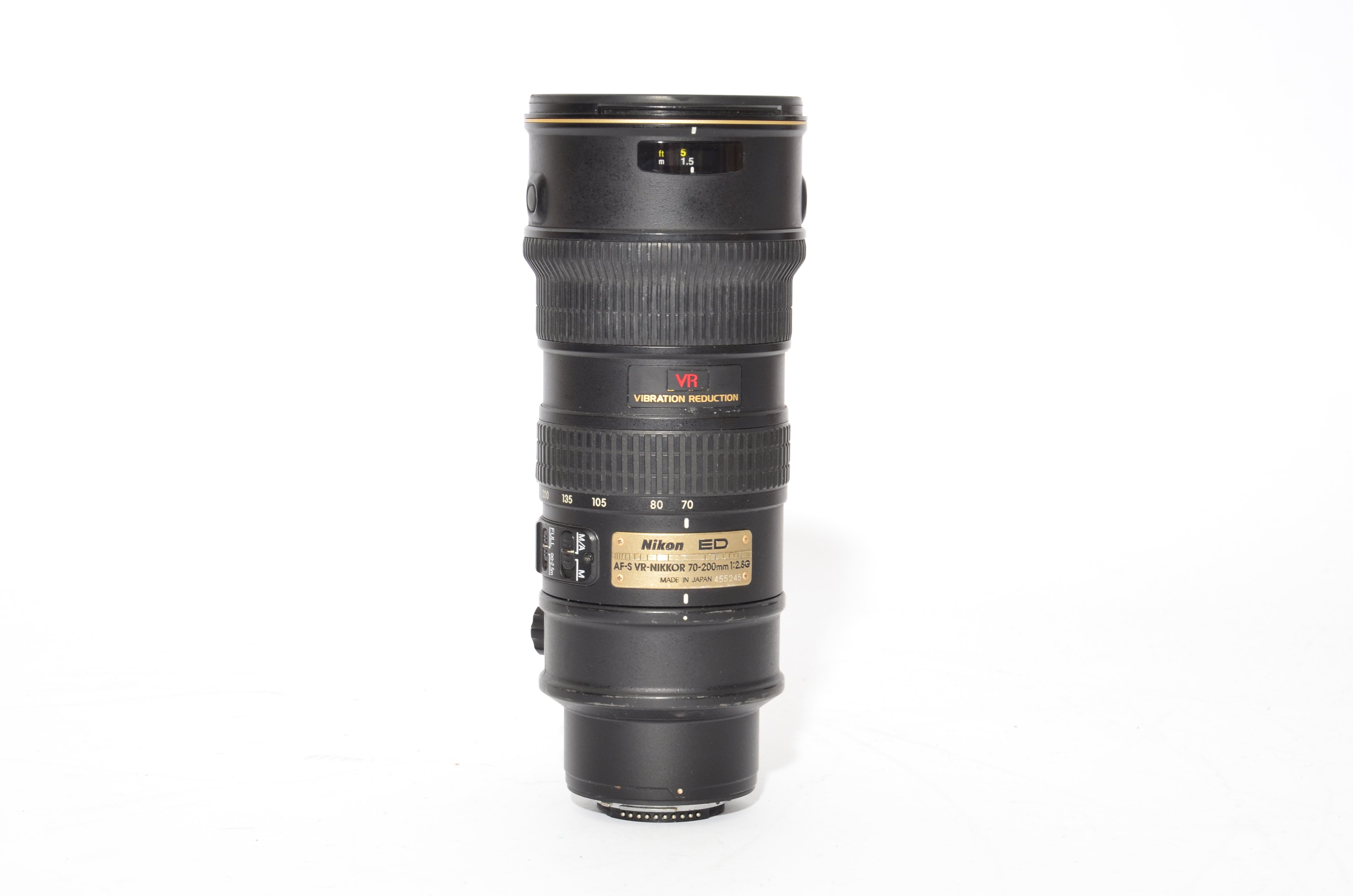 Used Nikon AF-S VR-Nikkor 70-200mm f/2.8 G