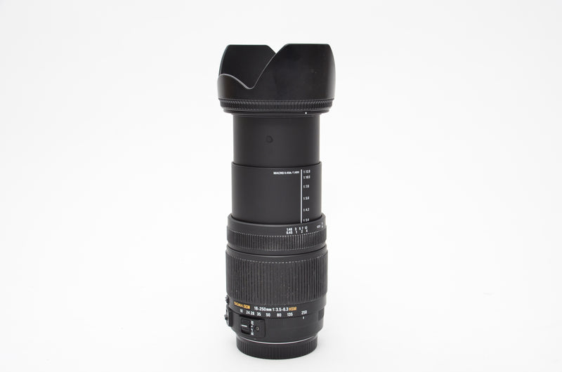 Used Sigma 18-250mm f/3.5-6.3 DC OS for Canon EF-S
