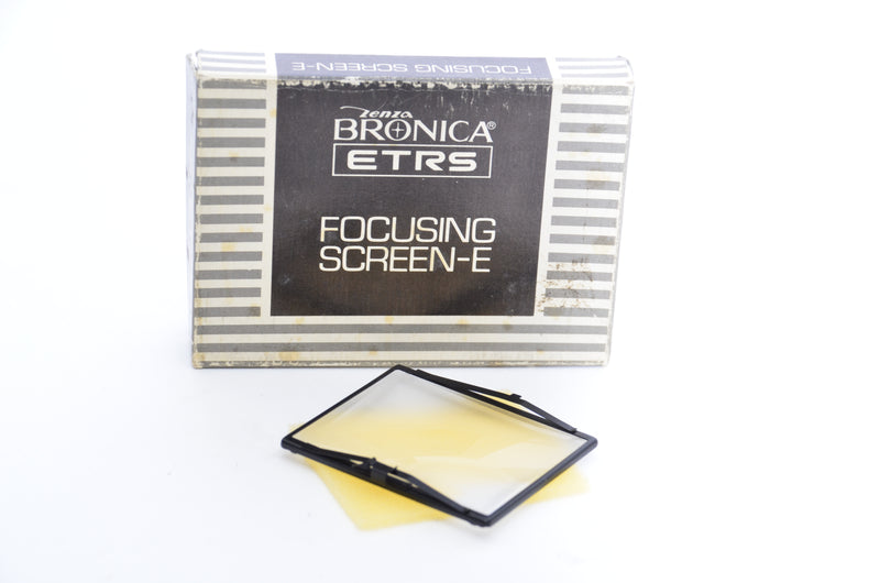Used Bronica ETRS Plain Focusing Screen - E