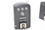 Used Hahnel Viper Transmitter and Receiver TTL Kit For Canon