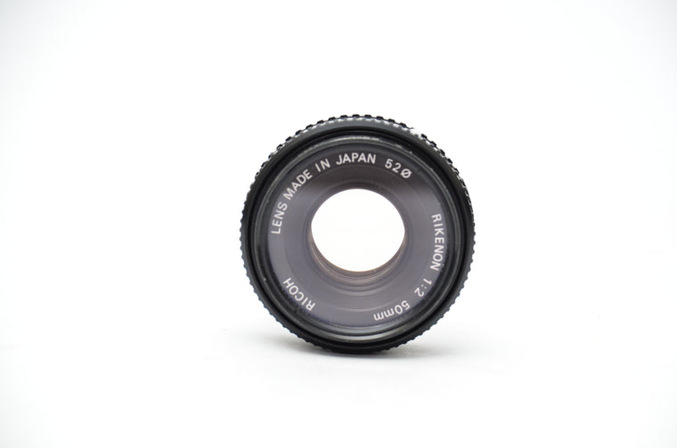 Used Ricoh Rikenon 50mm f/2 Pentax K Lens
