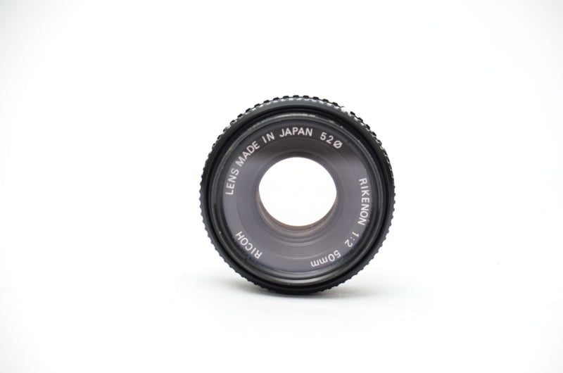 Used Ricoh Rikenon 50mm f/2 Pentax K Lens