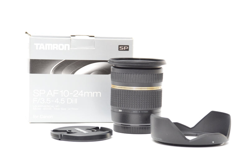 Used Tamron 10-24mm F3.5-4.5 SP AF Di II - Canon Fit