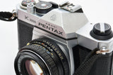 Used Pentax Asahi K1000 with 50mm f/1.7 Lens