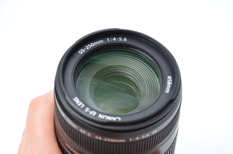 Used Canon EFS 55-250mm f/4-5.6 IS Zoom Lens