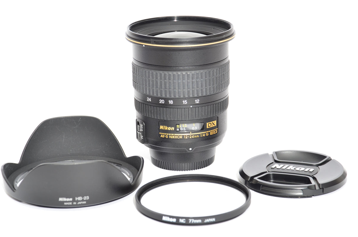 Used Nikon AF-S Nikkor 12-24mm f/4 DX Lens