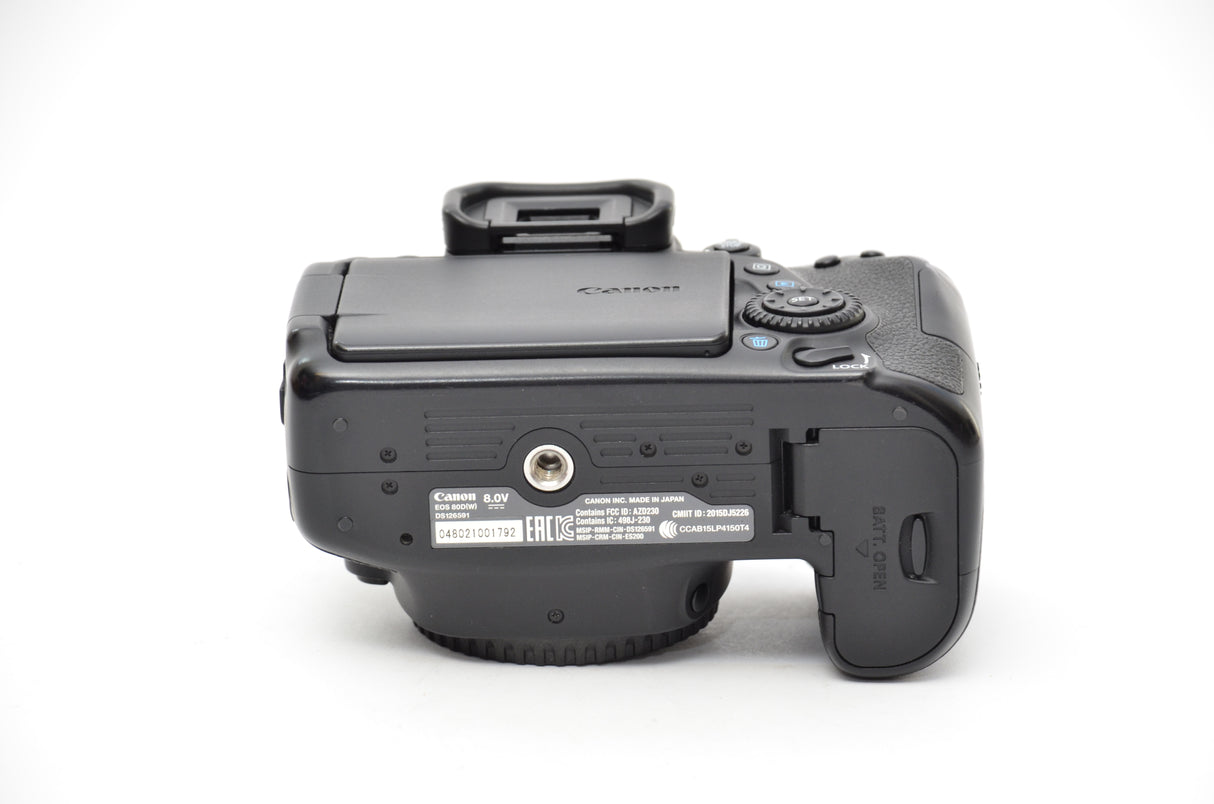 Used Canon EOS 80D DSLR Camera Body Only
