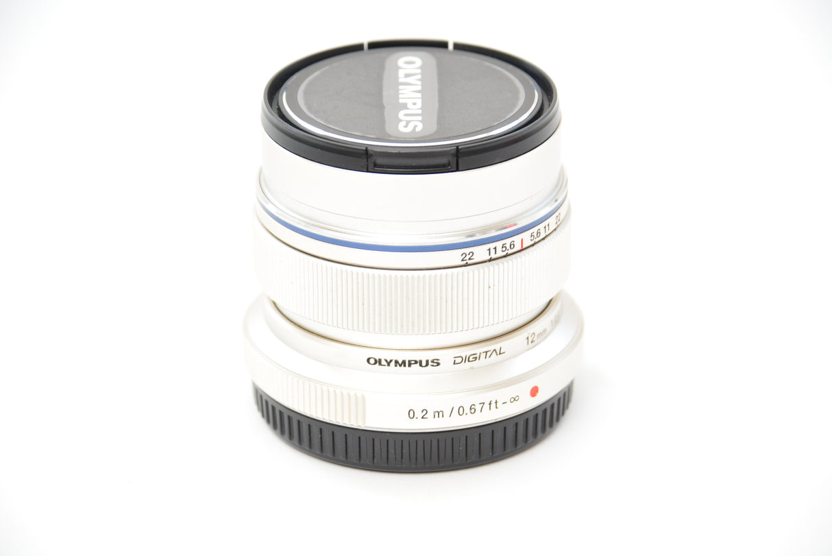 Used Olympus Pen M. Zuiko ED 12mm f/2 Lens