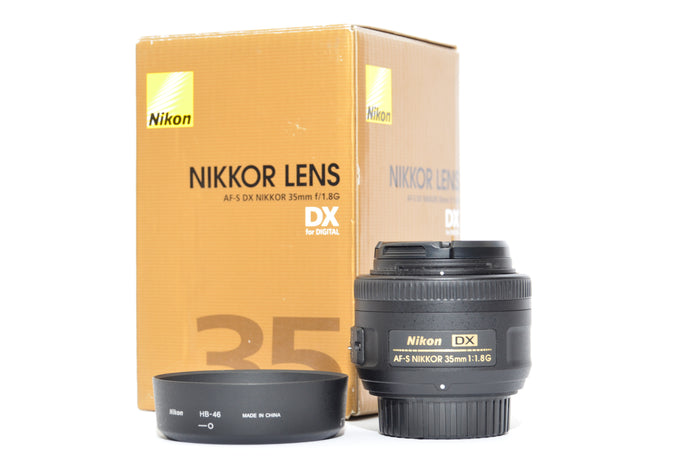 Used Nikon Nikkor 35mm AFS DX F/1.8 Lens