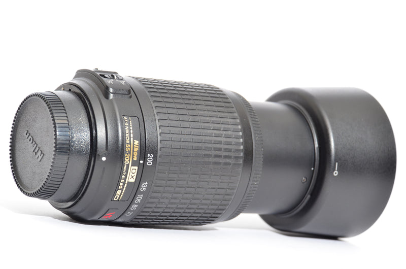 Used Nikon Nikkor 55-200mm f/4-5.6 AFS DX ED VR Lens