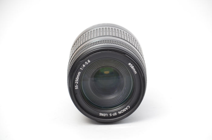 Used Canon EFS 55-250mm f/4-5.6 IS Zoom Lens