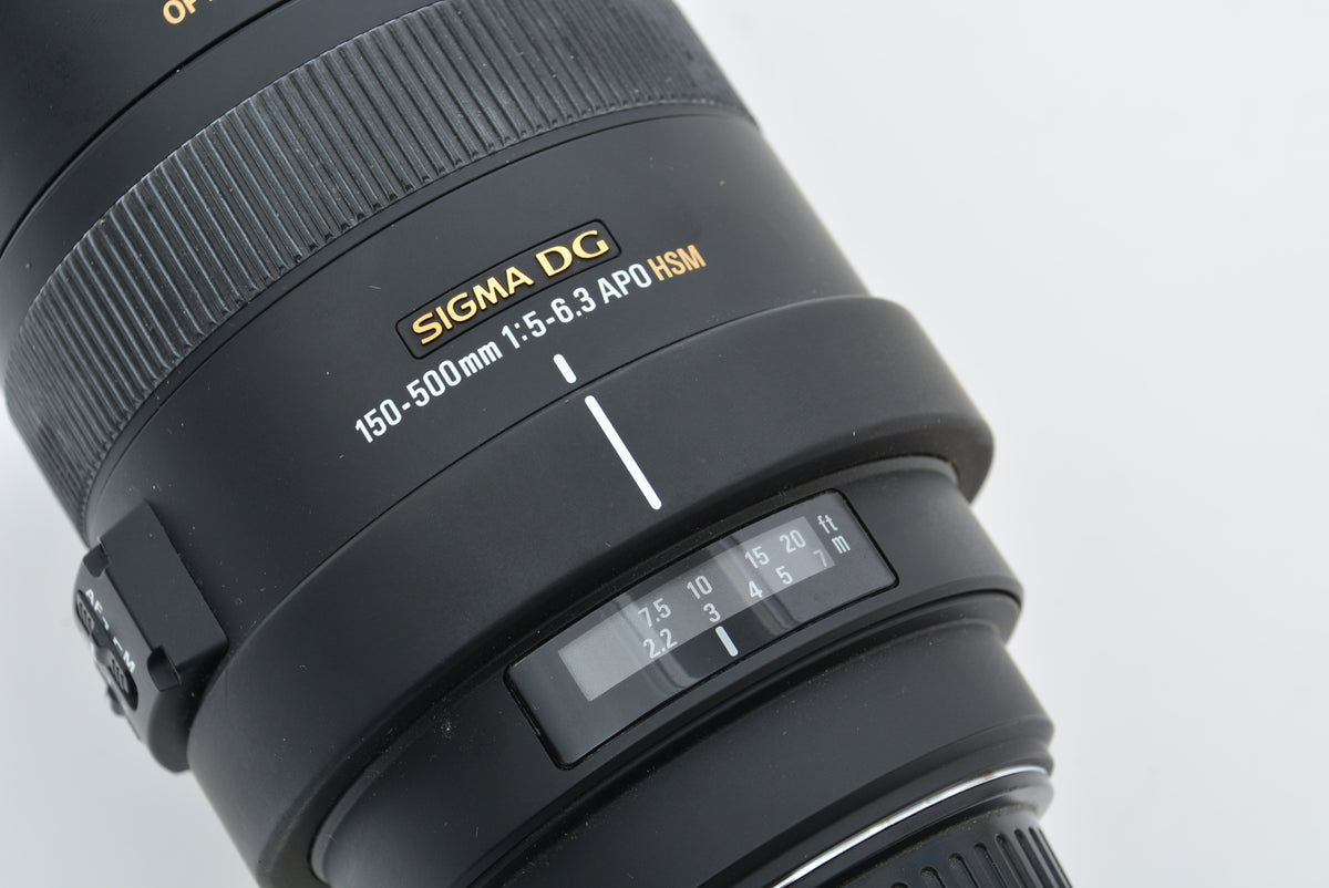 Used Sigma 150-500mm f/5-6.3 APO HSM Canon Fit Lens