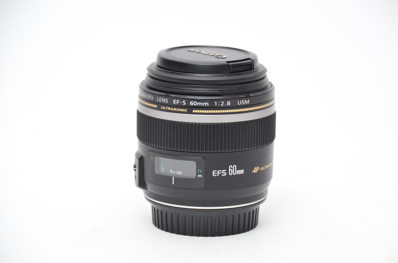 Used Canon EF-S 60mm f/2.8 USM Ultrasonic Macro Lens