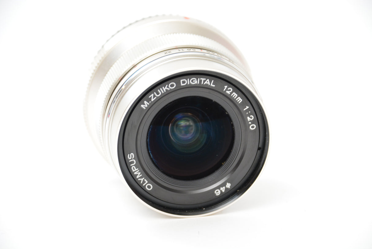 Used Olympus Pen M. Zuiko ED 12mm f/2 Lens