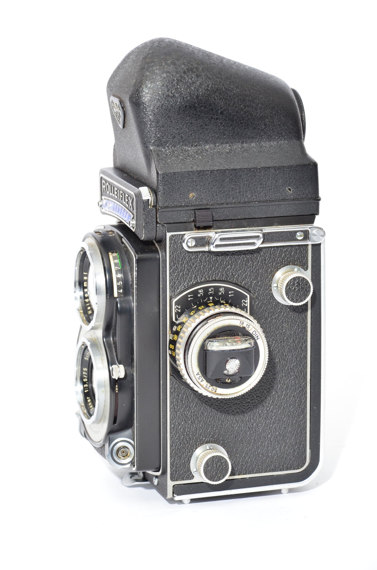 Used Rolleiflex T Type 3 with prism finder - White Face - Fully Serviced