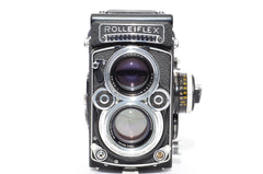 Used Rolleiflex 2.8F White Face With Original Leather Case