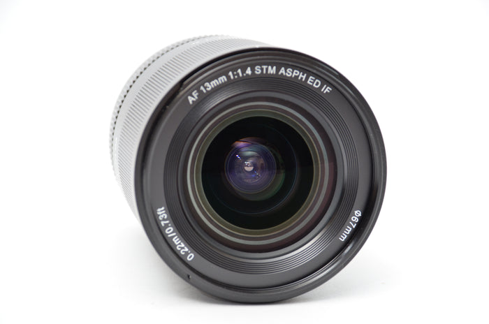 Used Viltrox AF 13mm f/1.4 XF STM Aspherical ED IF Prime X-Mount Lens