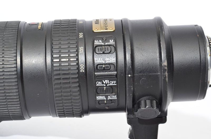Used Nikon AF-S VR-Nikkor 70-200mm f/2.8 G