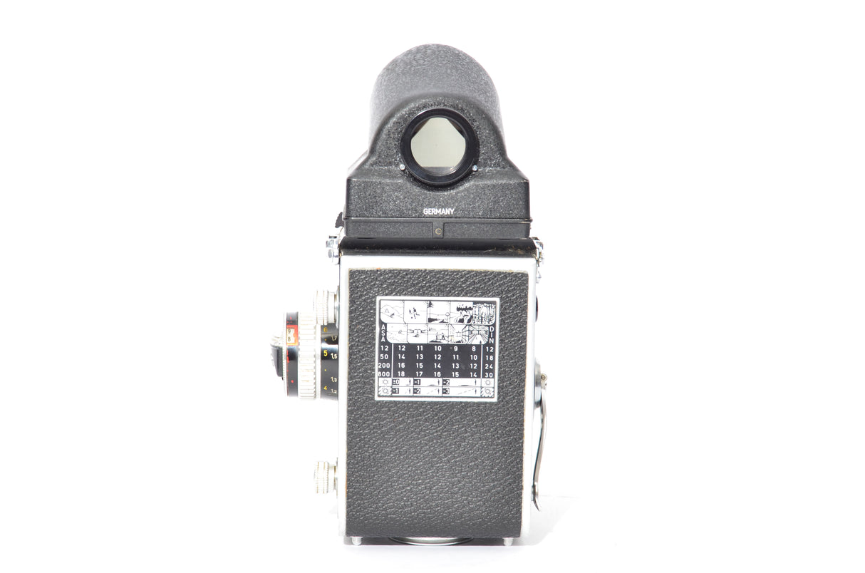 Used Rolleiflex T Type 3 with prism finder - White Face - Fully Serviced