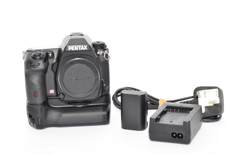 Used Pentax K-7 Camera Body with Battery Grip