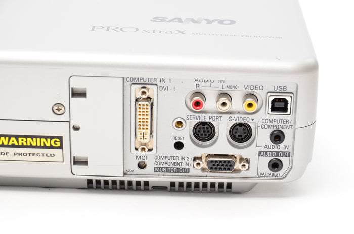 Used Sanyo ProxtraX Multiverse LCD Projector with Hard Case