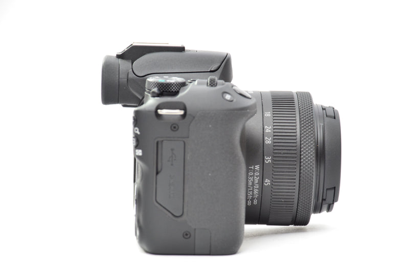 Used Canon R50 RF-S 18-45mm F4.5-6.3 IS STM KIT