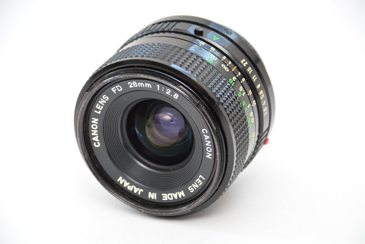 Used Canon 28mm f/2.8 FD Mount Lens