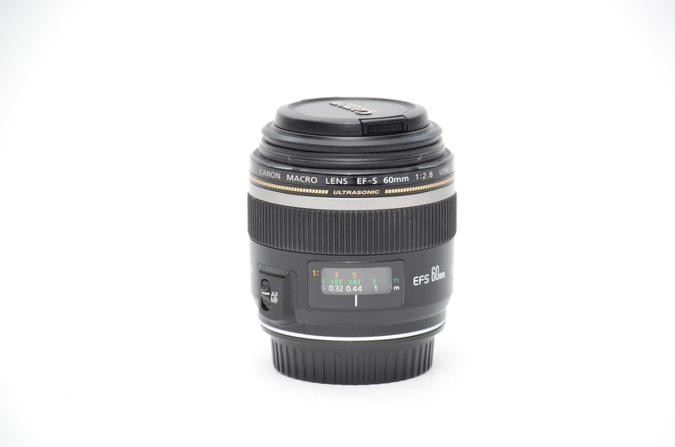 Used Canon EF-S 60mm f/2.8 USM Macro Ultrasonic Lens