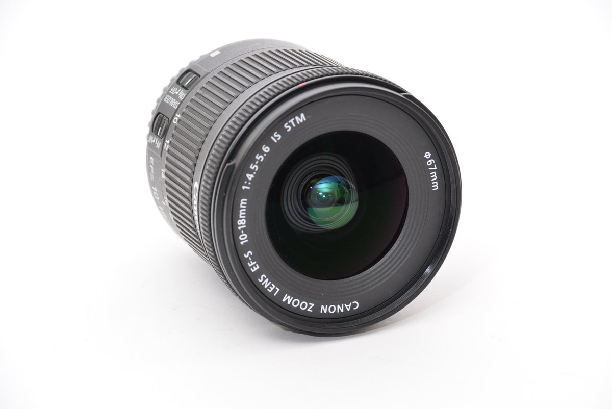 Used Canon EFS 10-18mm f/4.5-5.6 IS STM Lens